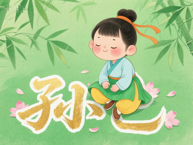 孫姓朗朗上口的名字,百聽不厭，辨識(shí)度高