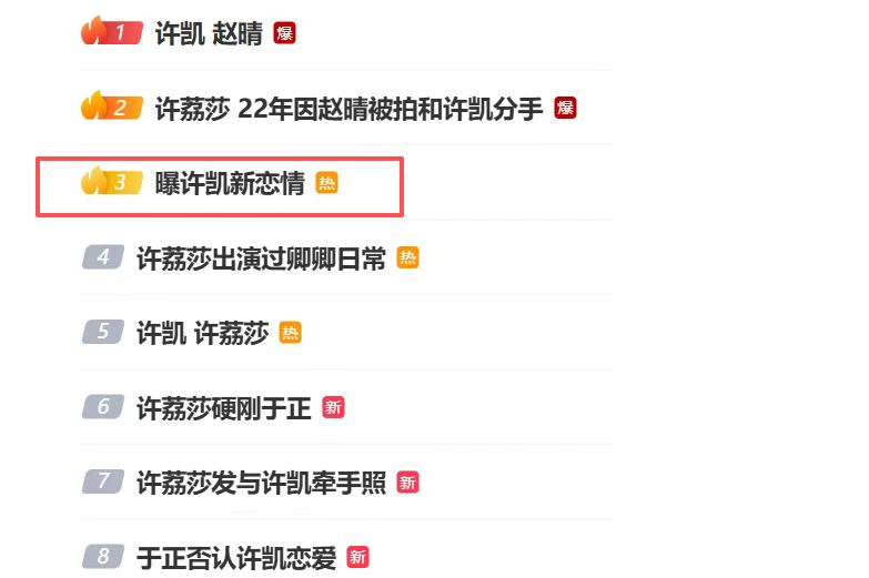 曝許凱新戀情：許凱姓名測試打分，解析!